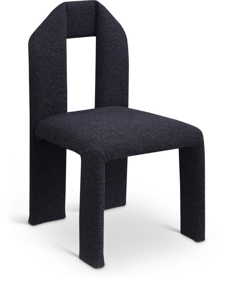 Boucle Fabric Dining Chair