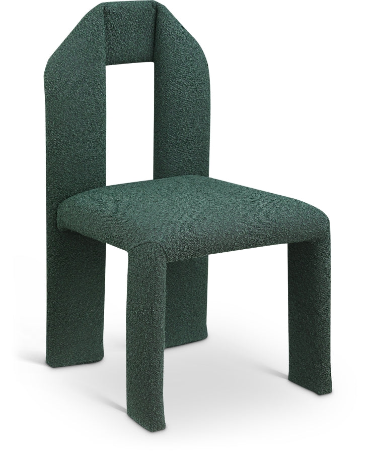Boucle Fabric Dining Chair