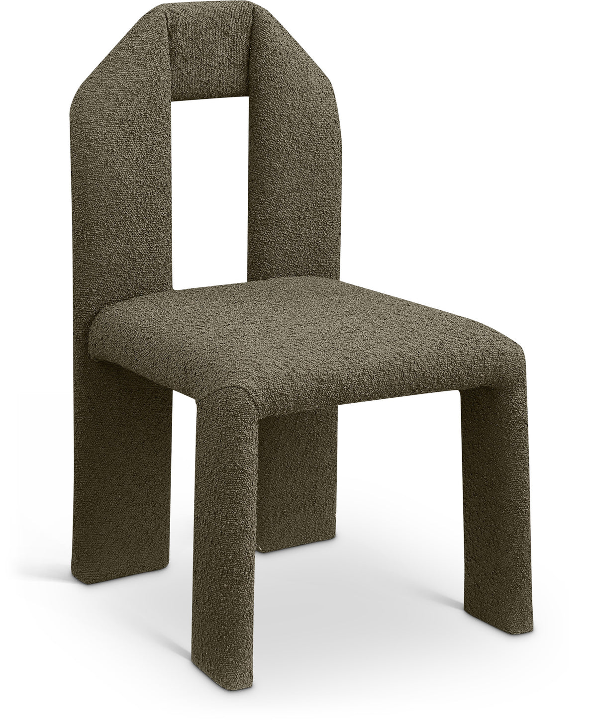 Boucle Fabric Dining Chair