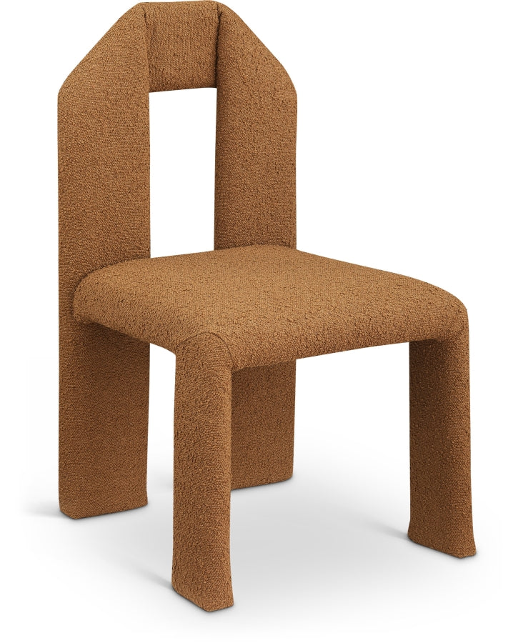 Boucle Fabric Dining Chair