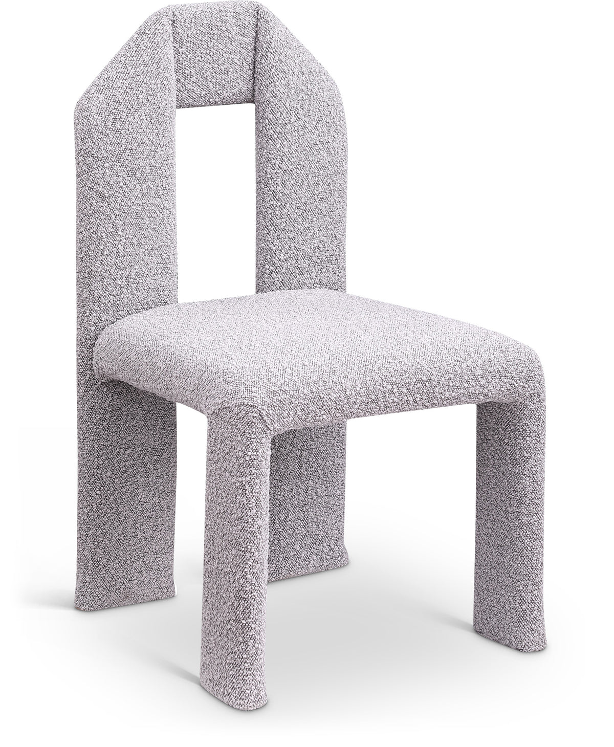 Boucle Fabric Dining Chair