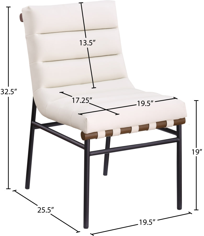 burke Leather Dining Chair