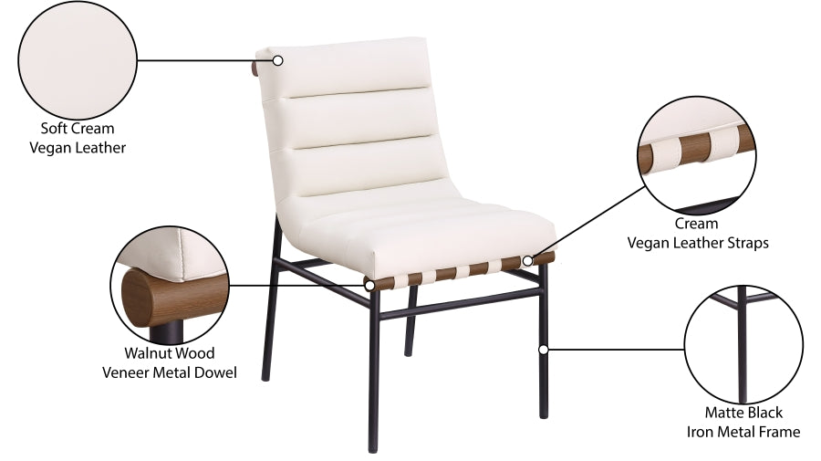 burke Leather Dining Chair