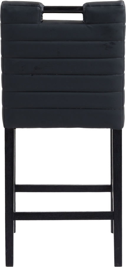 Vegan Leather Counter Stool