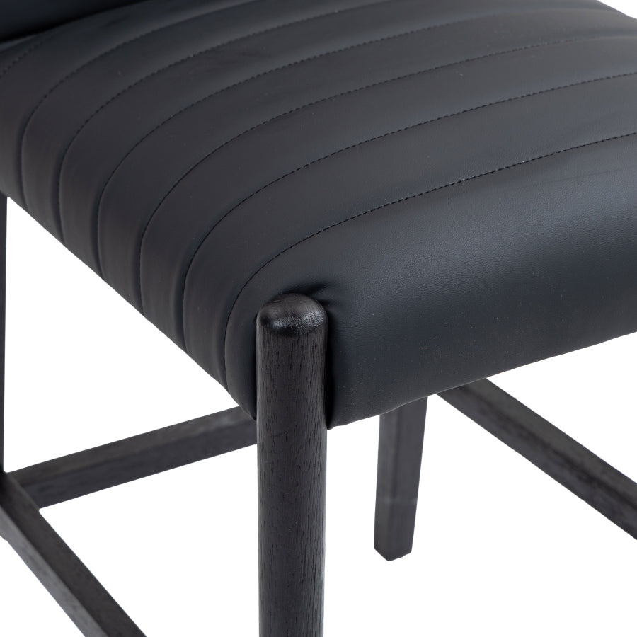 Vegan Leather Counter Stool