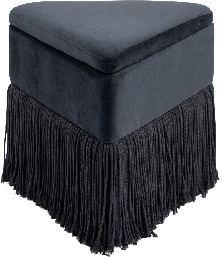 Velvet Ottoman/Stool