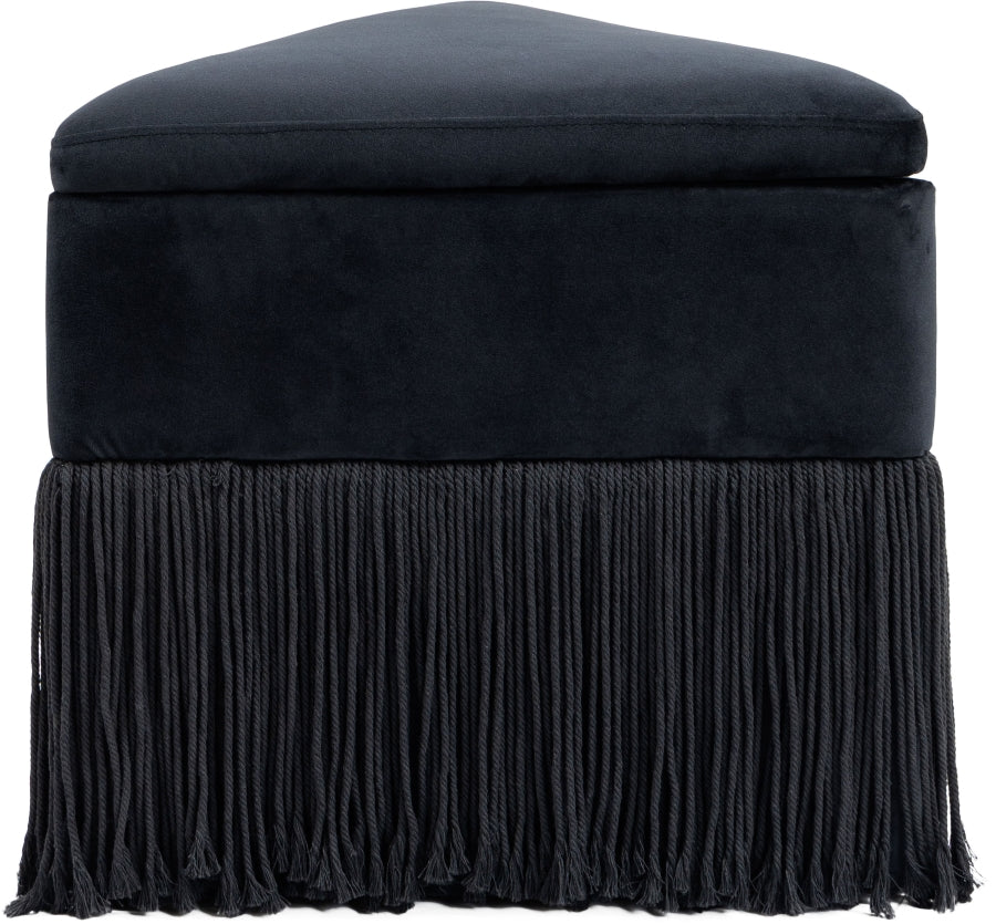 Velvet Ottoman/Stool