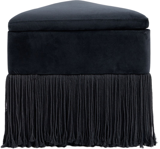 Velvet Ottoman/Stool