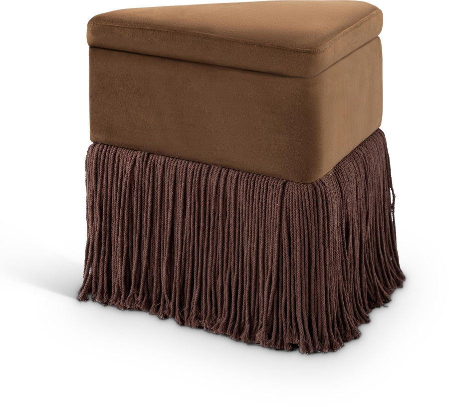 Velvet Ottoman/Stool