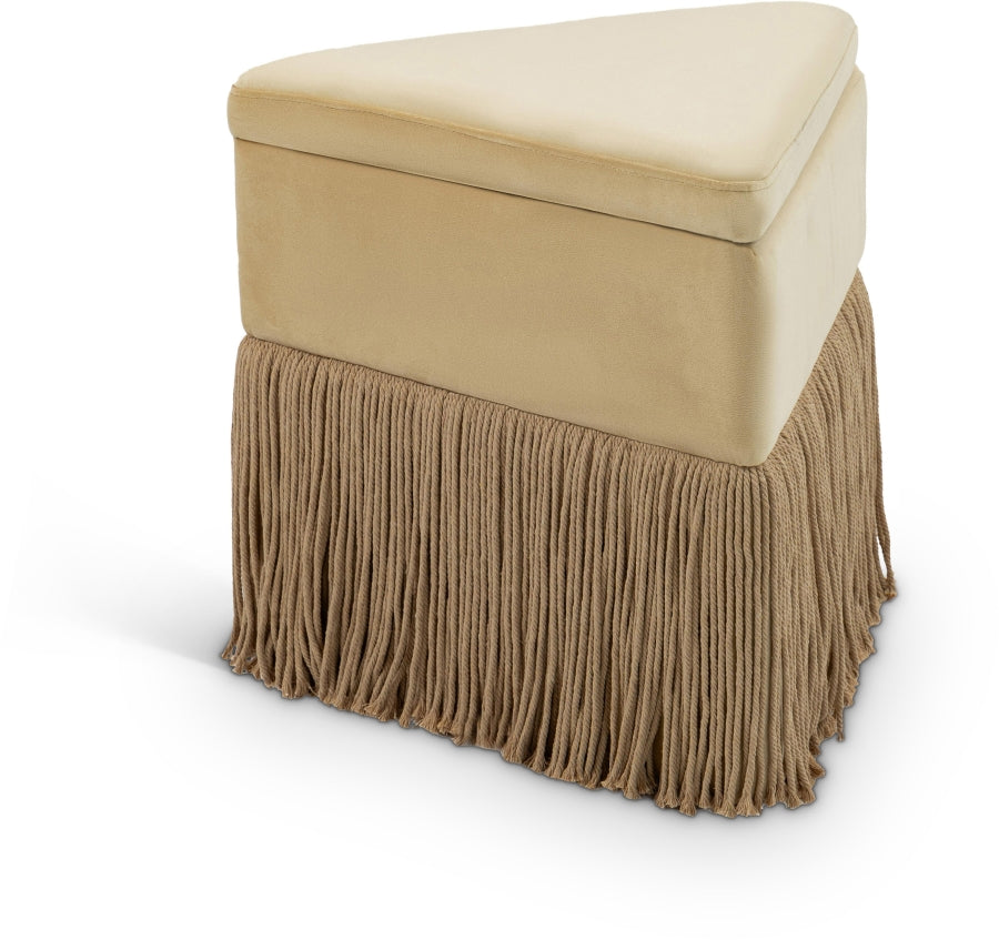 Velvet Ottoman/Stool