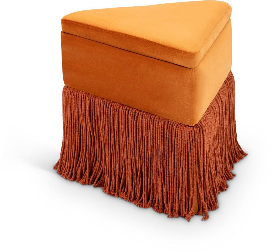 Velvet Ottoman/Stool
