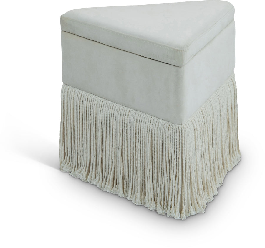 Velvet Ottoman/Stool