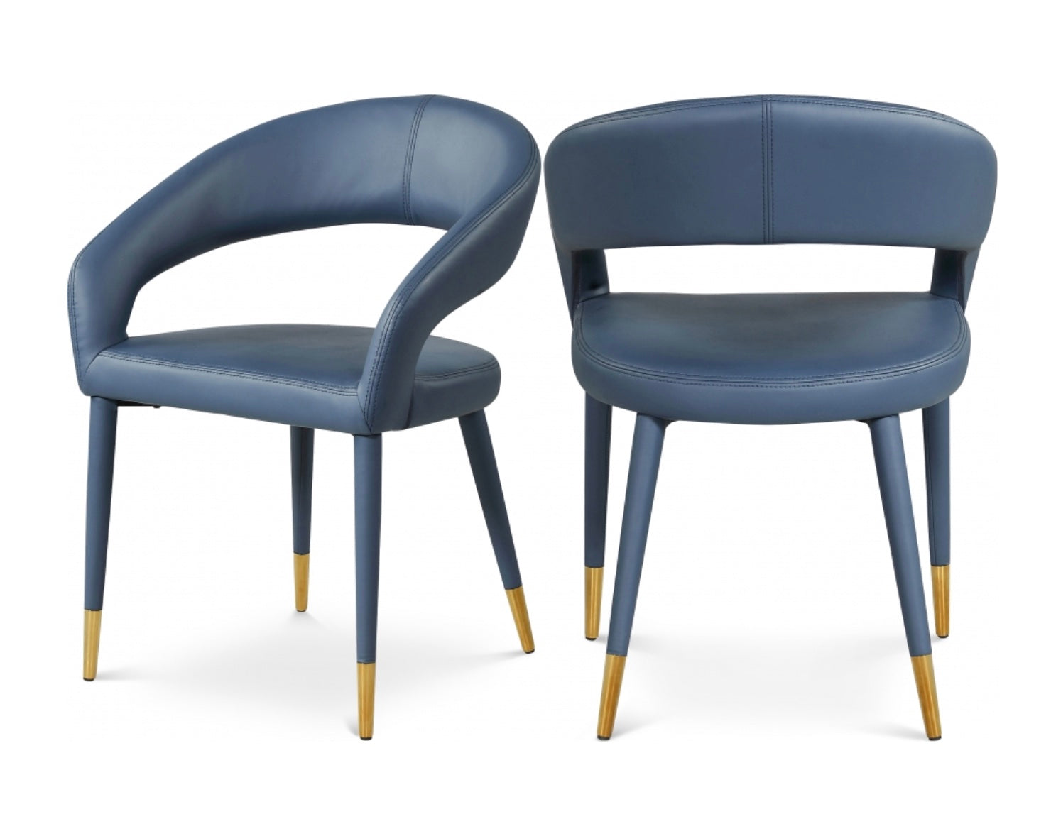 Beyonce Faux Leather Dining Chair Set of 2 – LLuxuryanddesignstore.com