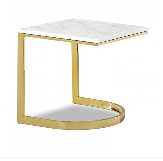 London Gold End Table