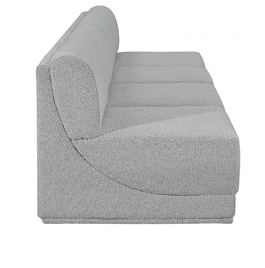 Omen Boucle Fabric Sofa- 4 Seat