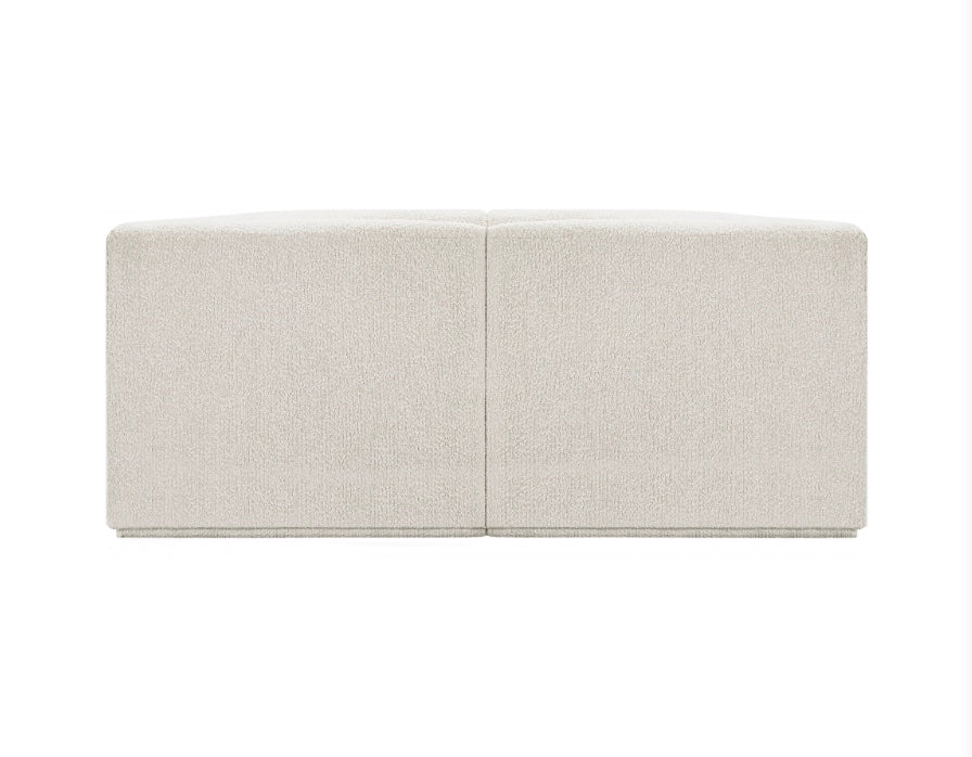 Omen Boucle Fabric Loveseat with Arms