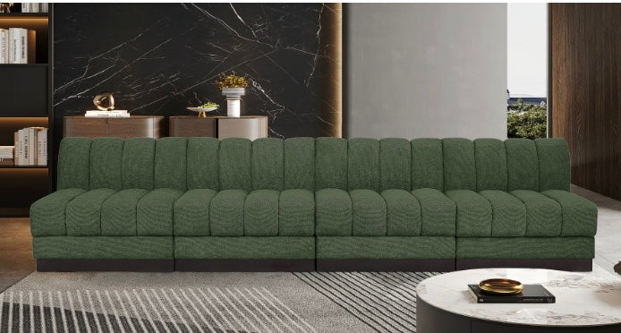 London Chenille Fabric Sofa- 4 Seat