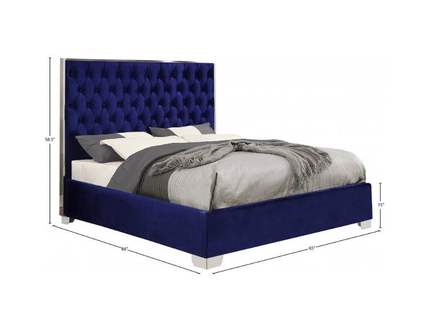 Alexis Velvet Bed