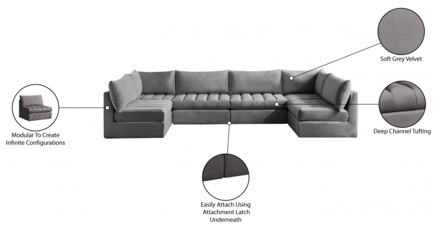 Jasmine Velvet Modular Sectional