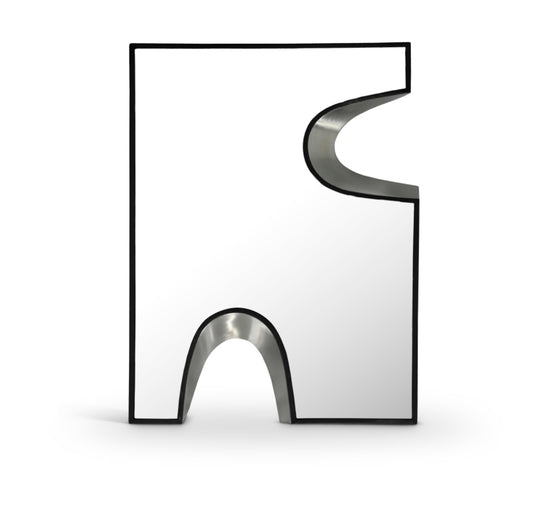 Puzzle Piece Mirror- Silver