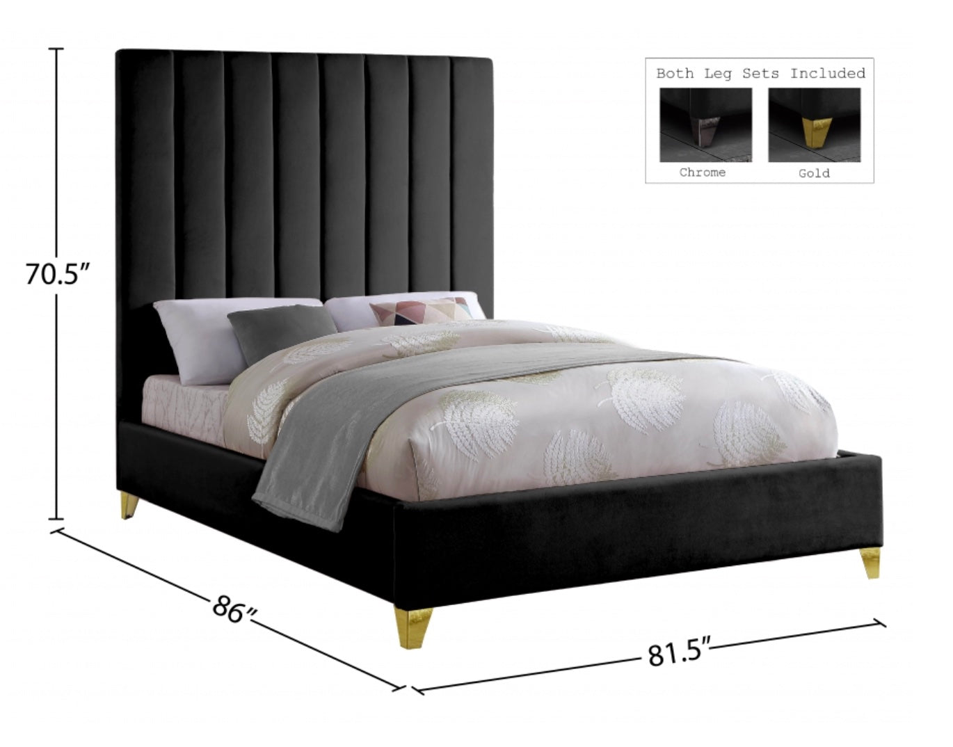 Luxury Lola Velvet Bed
