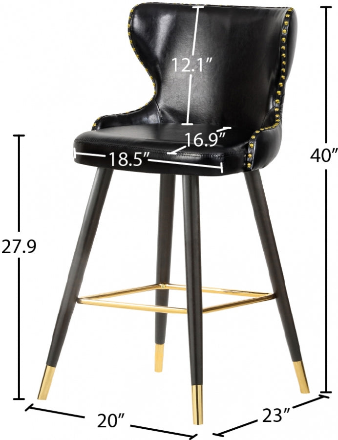 Fun Times Leather Bar | Counter Stool Set of 2