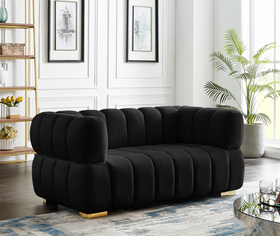 Los Angelas Velvet Loveseat