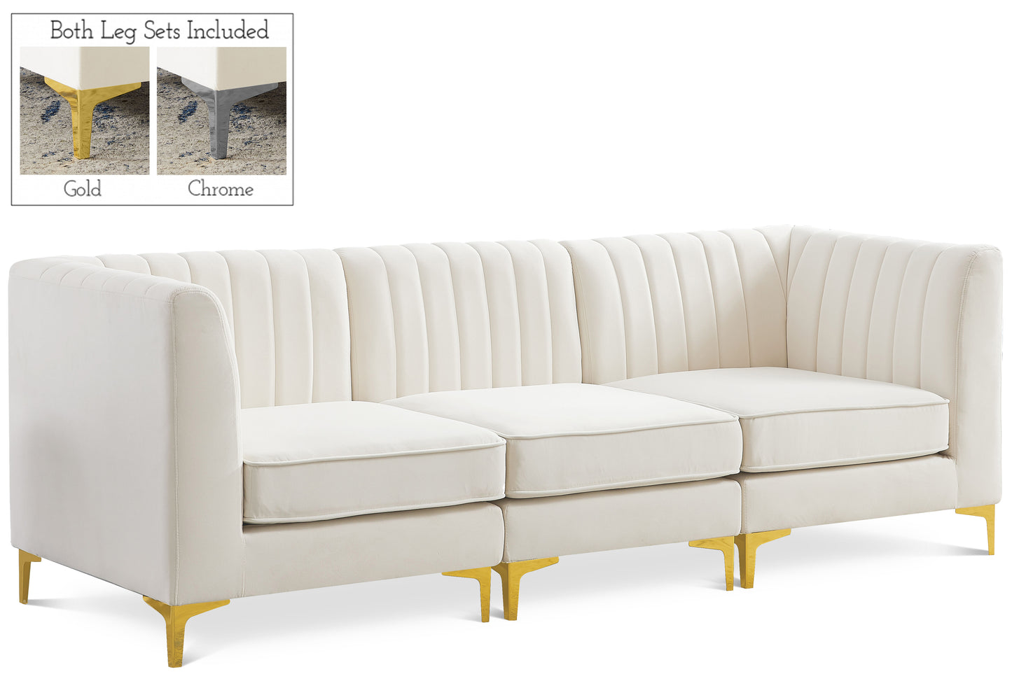 Grateful Velvet Modular Sofa
