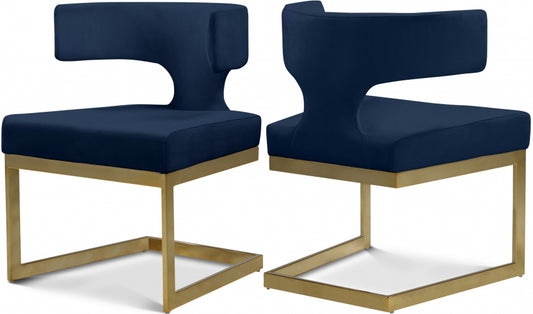 Wang Velvet Dining Chair Set of 2