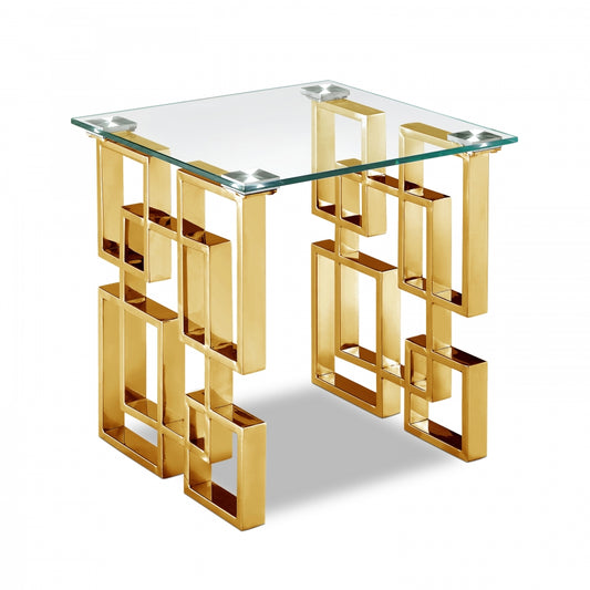 Givency Gold End Table