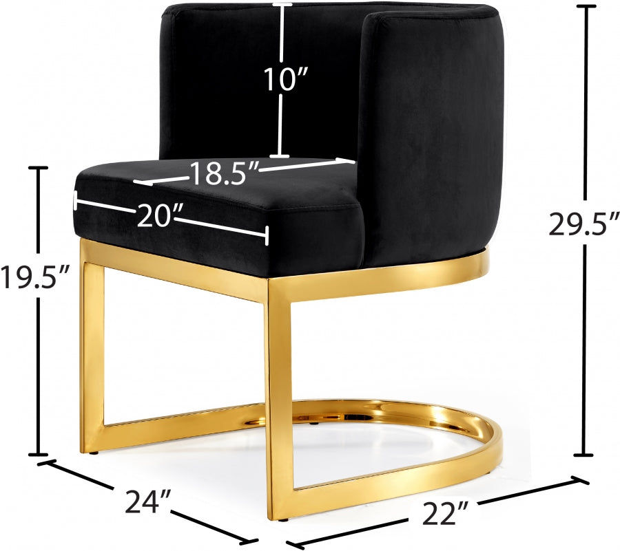 Fendi Velvet Dining Chair Set of 2