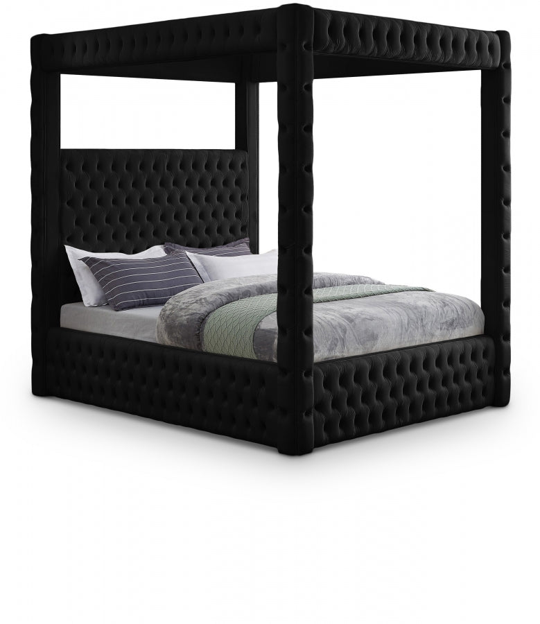 Luxury Cinderilla Velvet Bed