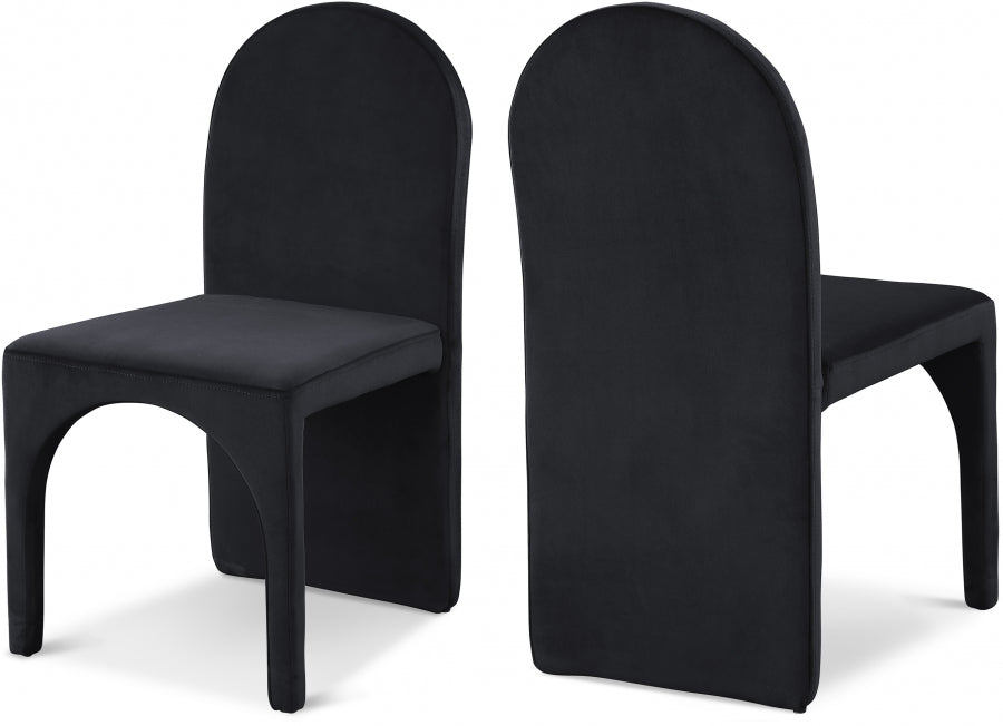 Vegas || Velvet Dining Side Chair Set of 2