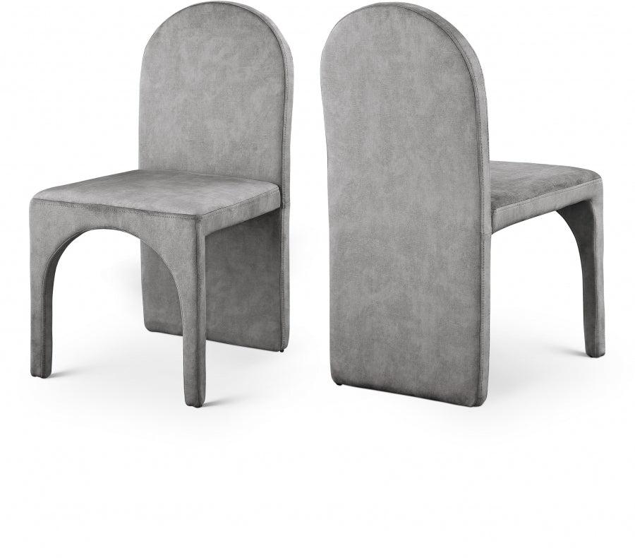 Vegas || Velvet Dining Side Chair Set of 2