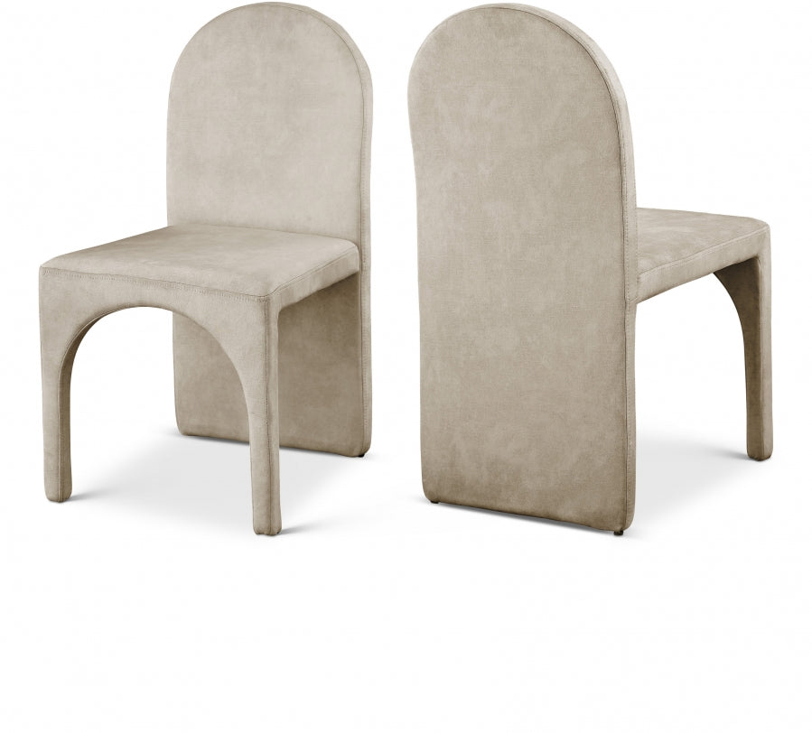 Vegas || Velvet Dining Side Chair Set of 2