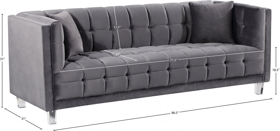 Rain Velvet Sofa