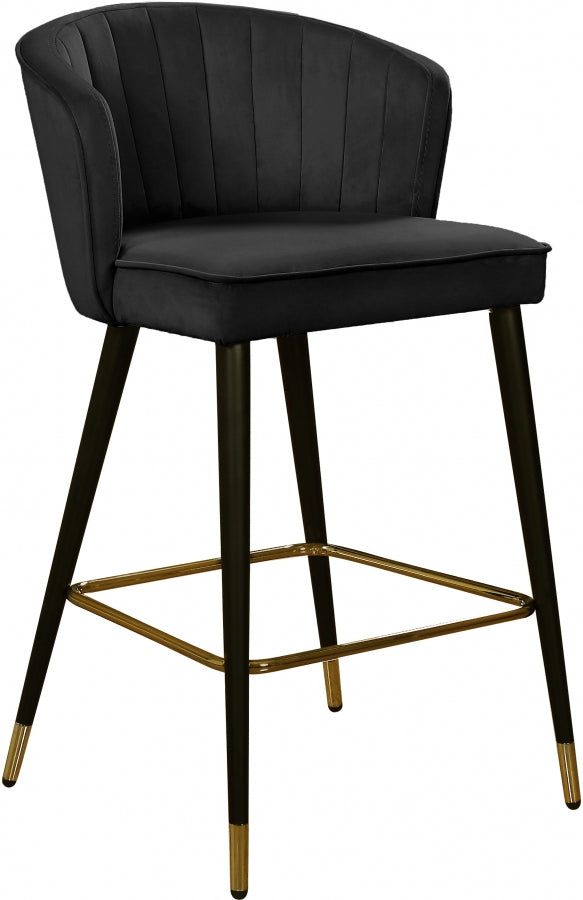 Kasey Velvet Counter Stool Set of 2