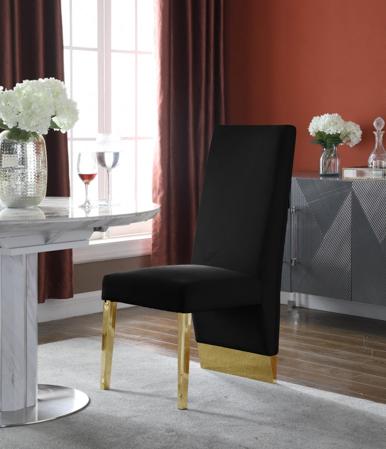 Luxury Money Velvet Dining Chair Set of 2