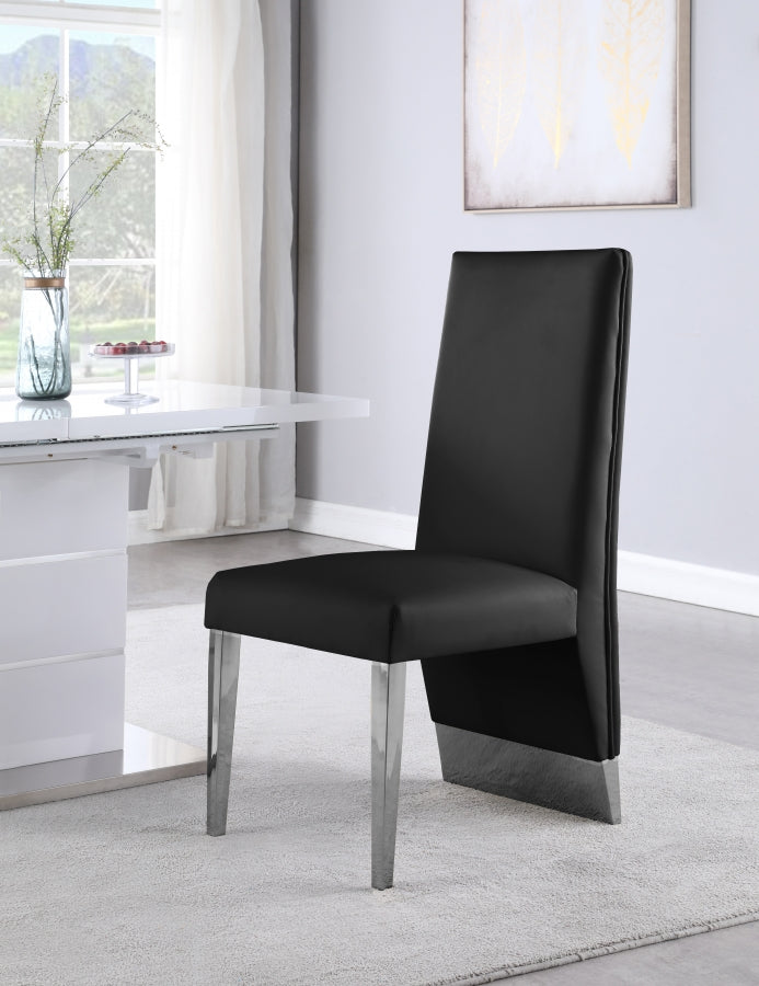 Luxury Money Leather Dining Chair Set of 2