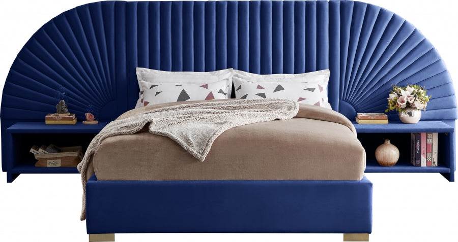 Luxe 8 Velvet Bed