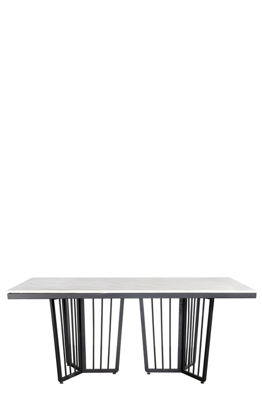 ARIZONA DEREK MARBLE TOP DINING TABLE