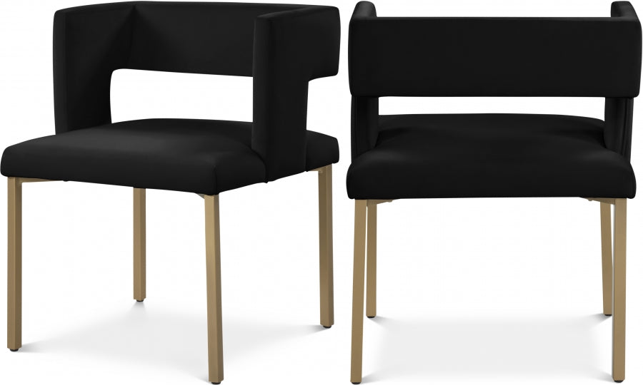 Wang Velvet Dining Chair Set of 2