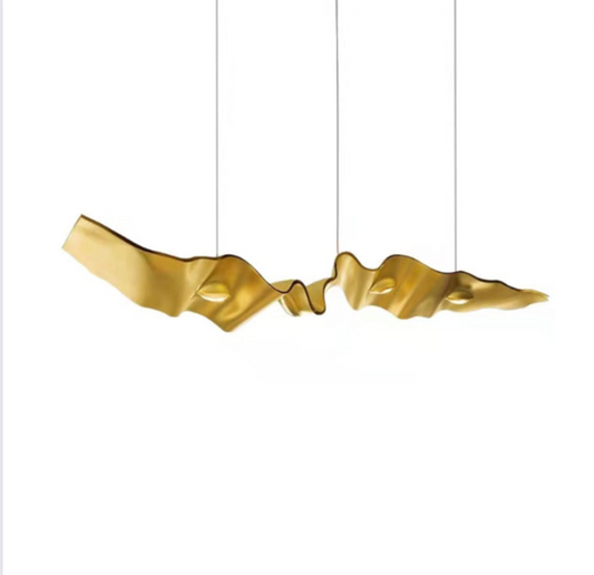 Luxury Gold Dinning Room Leaf