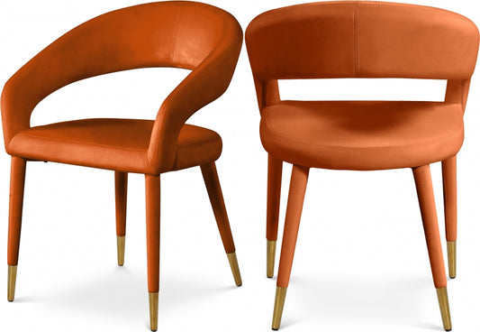 Lux Velvet Dining Chair Set of 2