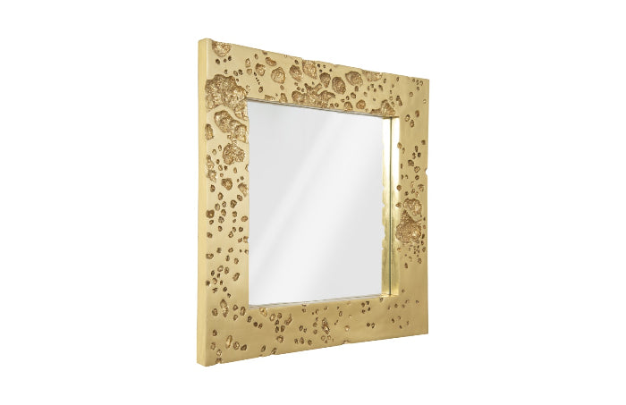 Splotch Gold Mirror