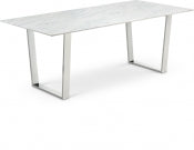 Luxe 7 Chrome Dining Table