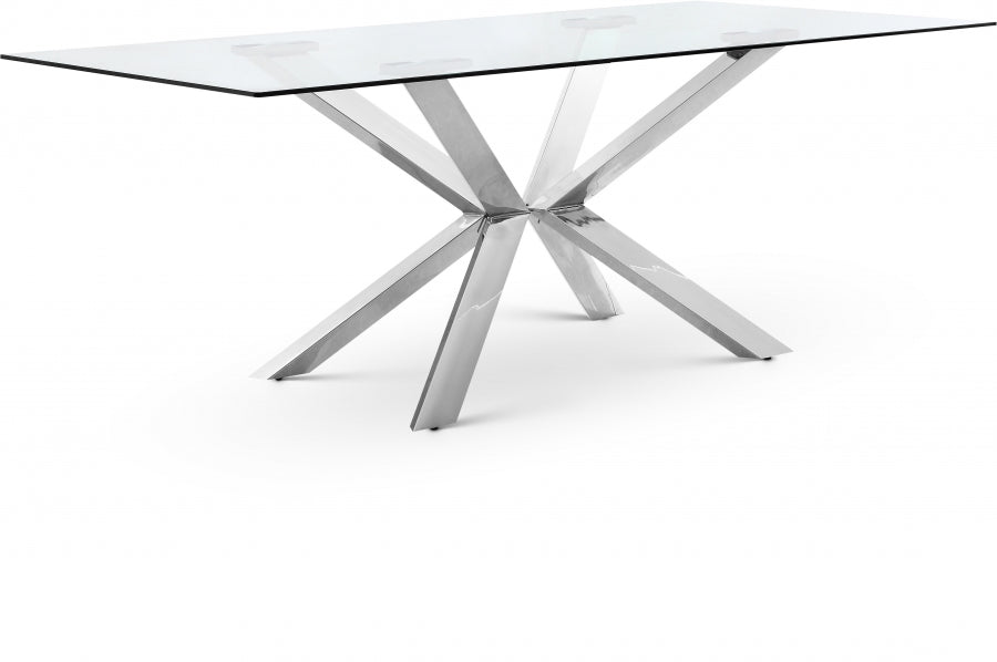 Juno Chrome Dining Table