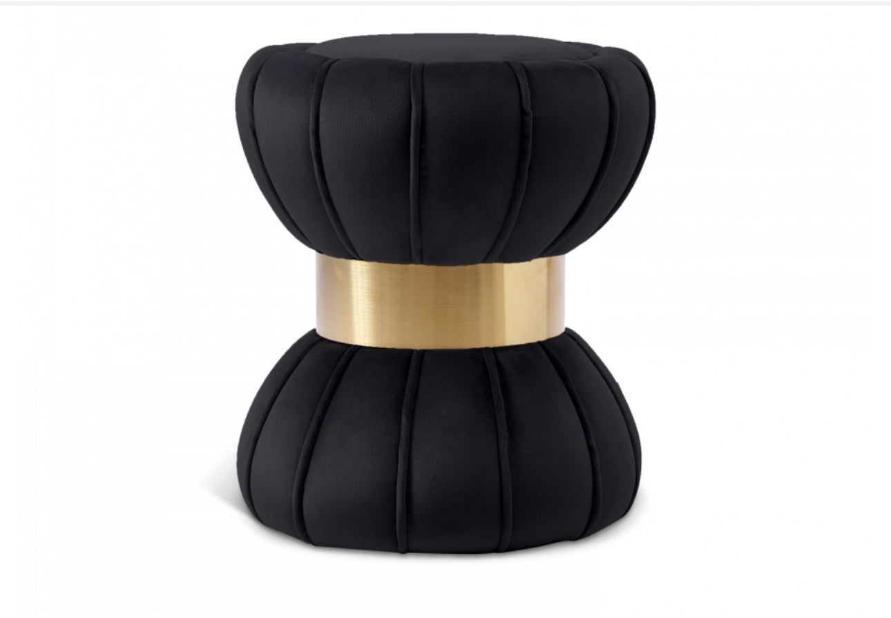 Valentino Velvet Ottoman