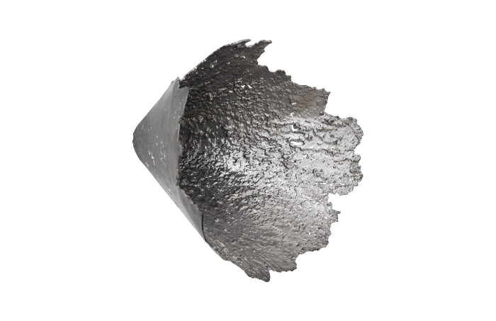 Jagged Splash Bowl Liquid Silver Wall Art