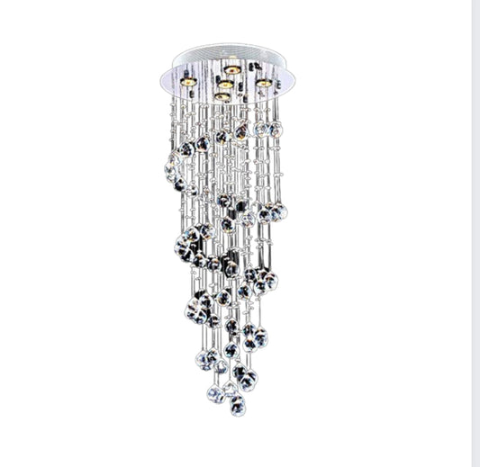 Modern Luxury Crystal Rain Drop Chandelier